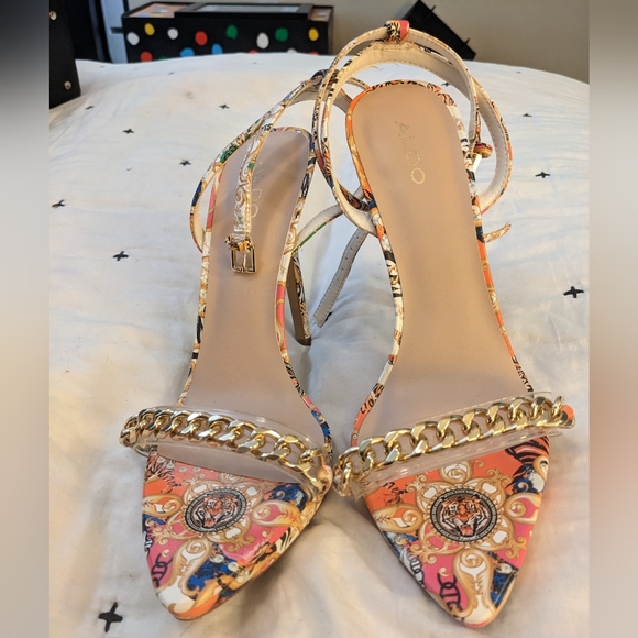 Aldo Thirakin - High Heel Ankle Strap Sandal (US 8.5 / EU 39) - Picture 3 of 5